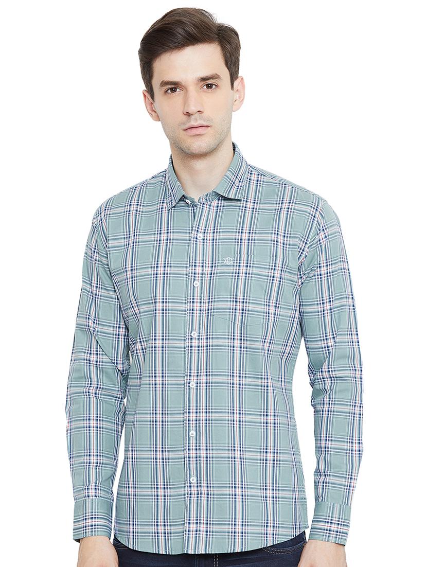 green checkered casual shirt - 17535728 - Zoom Image - 0