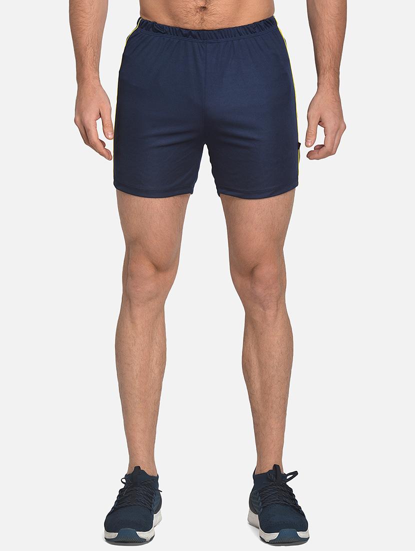 navy blue side striped shorts - 17536422 - Zoom Image - 0