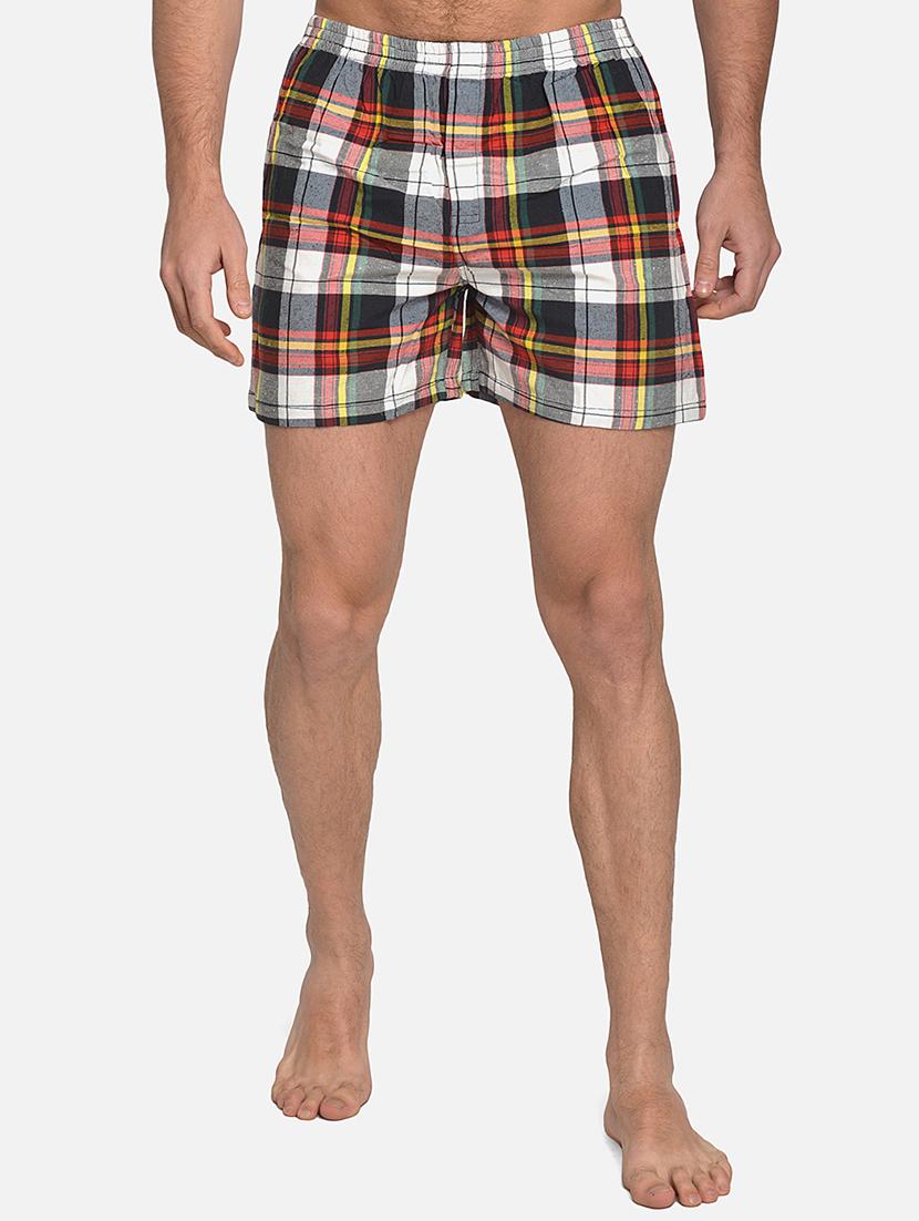 multi colored checkered boxer - 17536449 -  Zoom Image - 0
