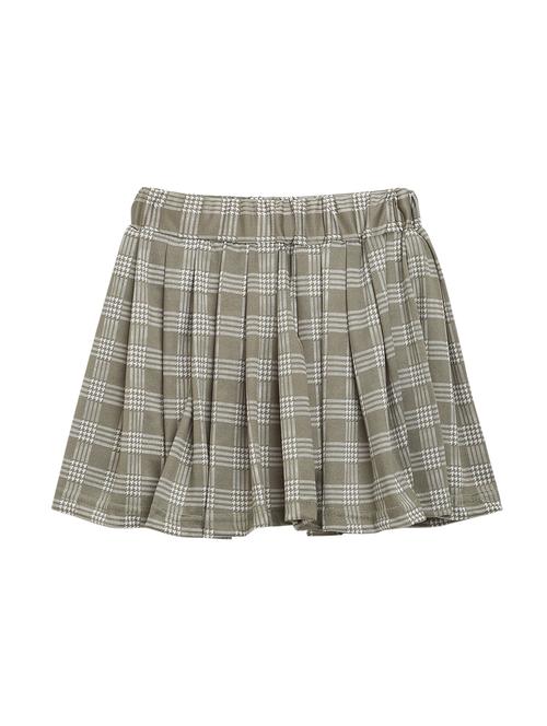 grey rayon flared skirt - 17536652 - Standard Image - 0