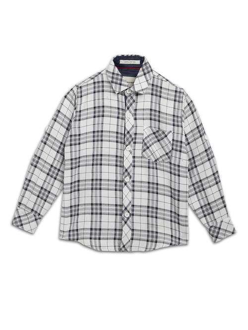 white checkered shirt - 17536717 - Standard Image - 0