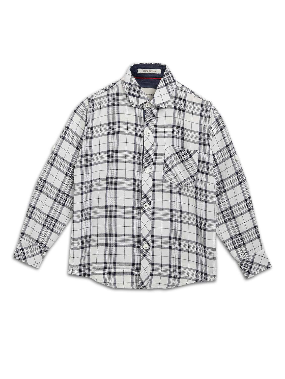 white checkered shirt - 17536717 - Zoom Image - 0