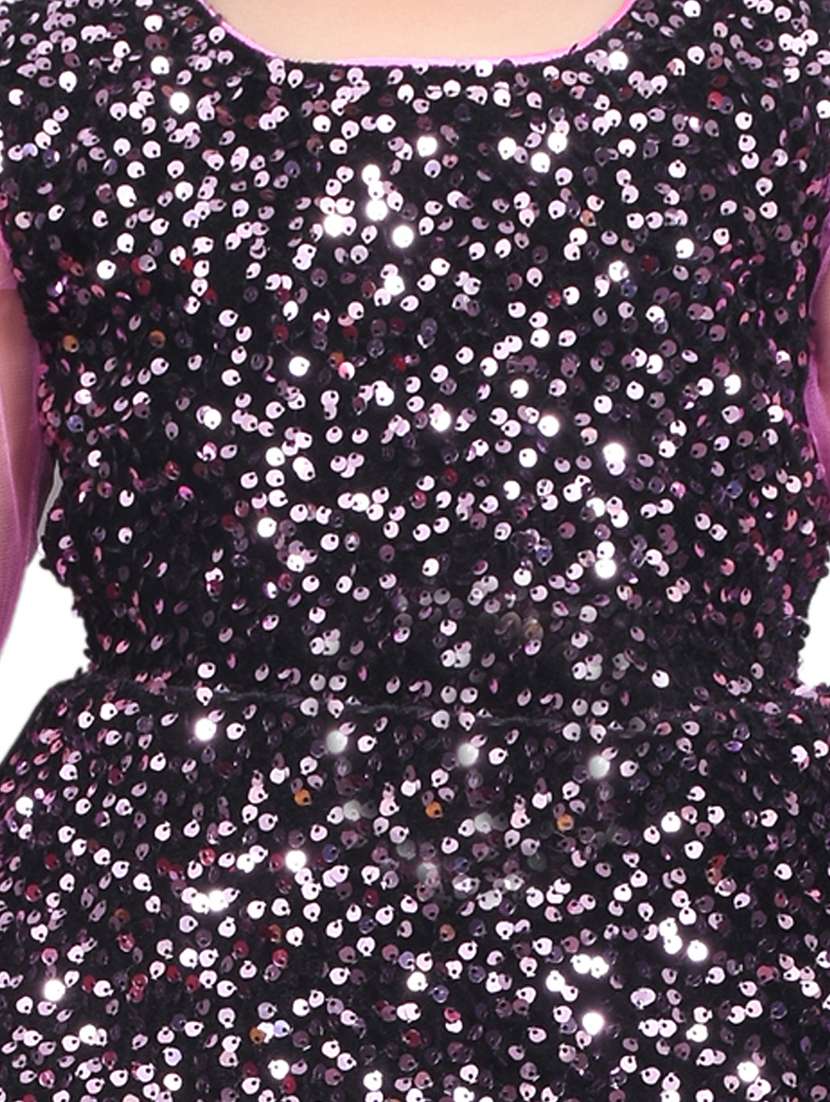 pink velvet frock - 17539426 -  Standard Image - 3