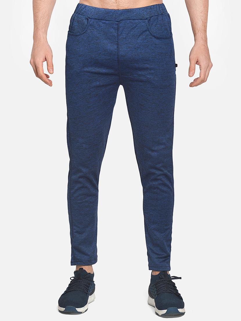 blue solid ankle length track pant - 17540324 - Zoom Image - 0
