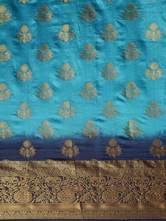 women's banarasi saree with blouse - 17541296 -  Standard Image - 3