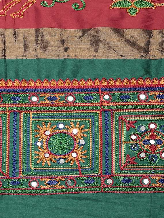 women's embroidered saree with blouse - 17541300 -  Standard Image - 3