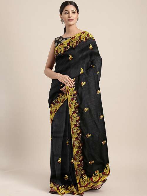 women's embroidered saree - 17541317 -  Standard Image - 0