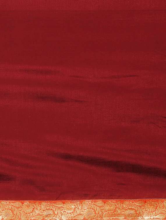 women's bordered royal blue colored saree with blouse - 17541349 -  Standard Image - 3