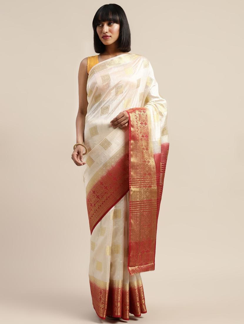 zari banarasi saree with blouse - 17541353 -  Zoom Image - 0
