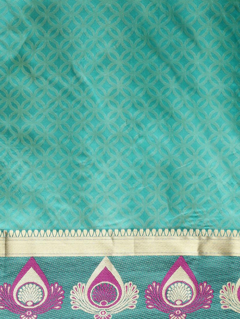 zari bordered printed saree - 17541402 - Standard Image - 3