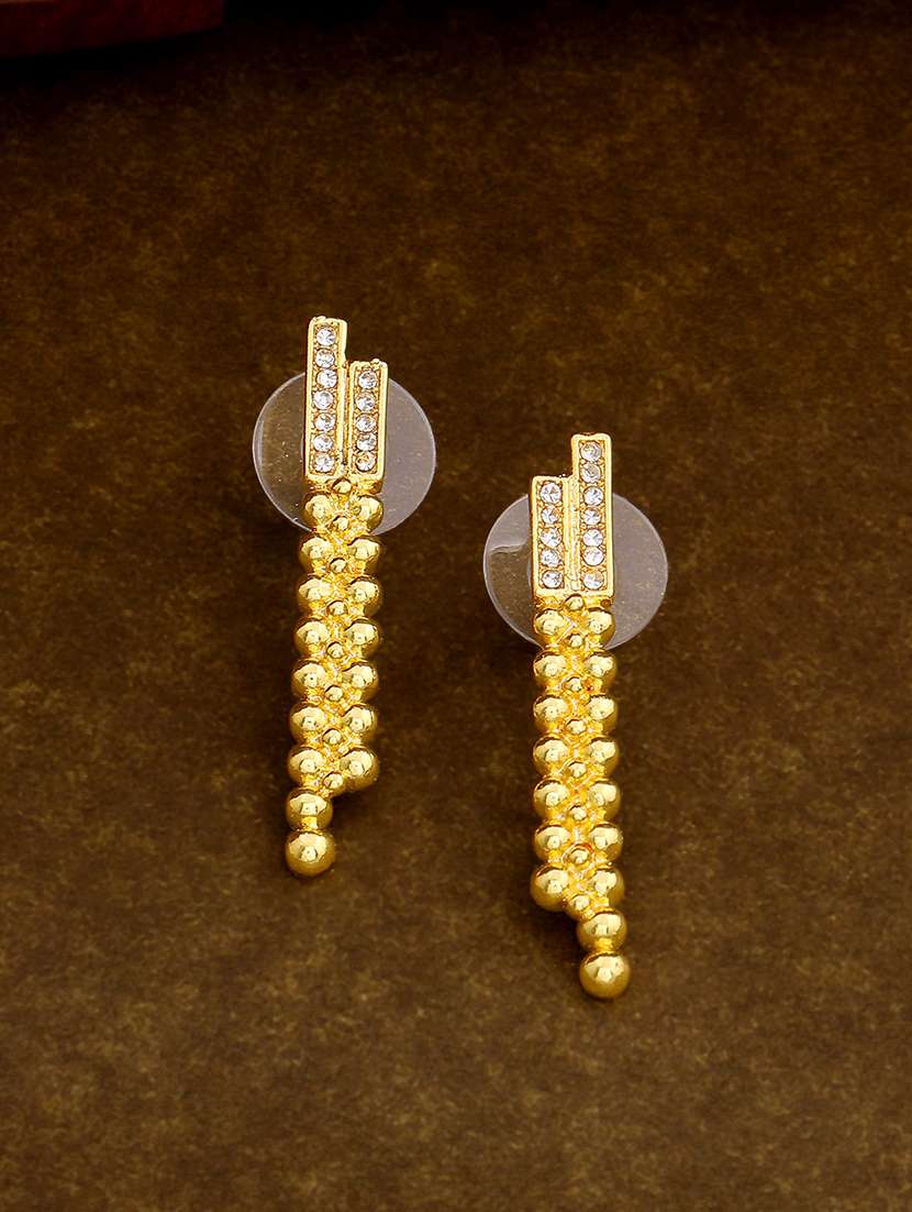 gold metal studs earring