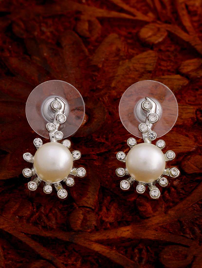 silver  metal studs earring - 17542802 -  Zoom Image - 0
