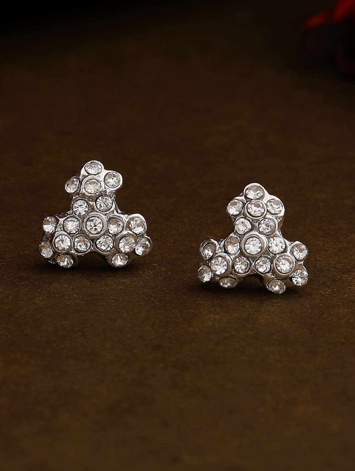 silver  metal studs earring - 17542855 -  Zoom Image - 0