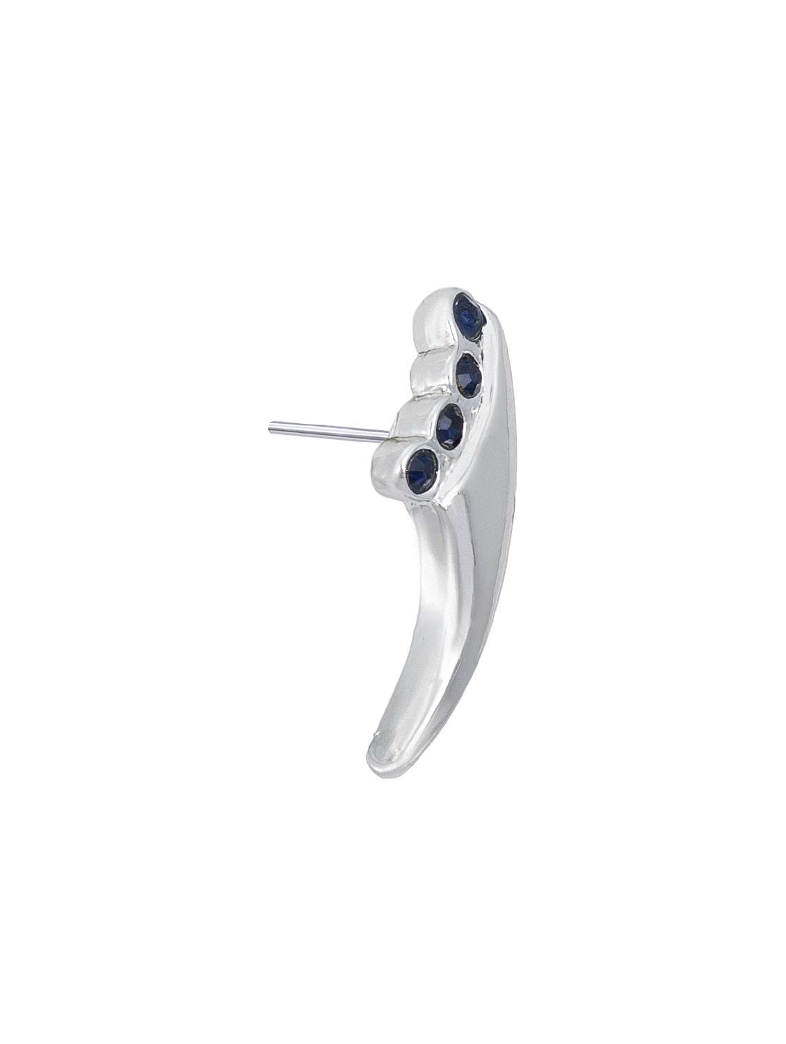 blue metal studs earring - 17542918 - Standard Image - 3