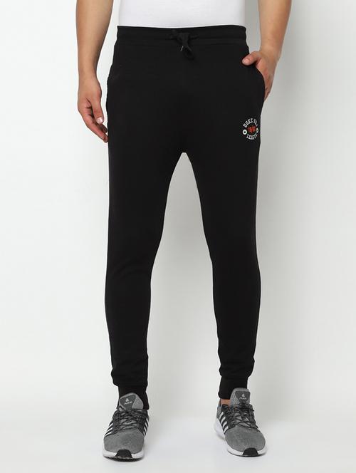 black solid jogger - 17543437 - Standard Image - 0