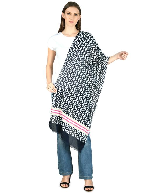 black viscose stole - 17544386 -  Standard Image - 0