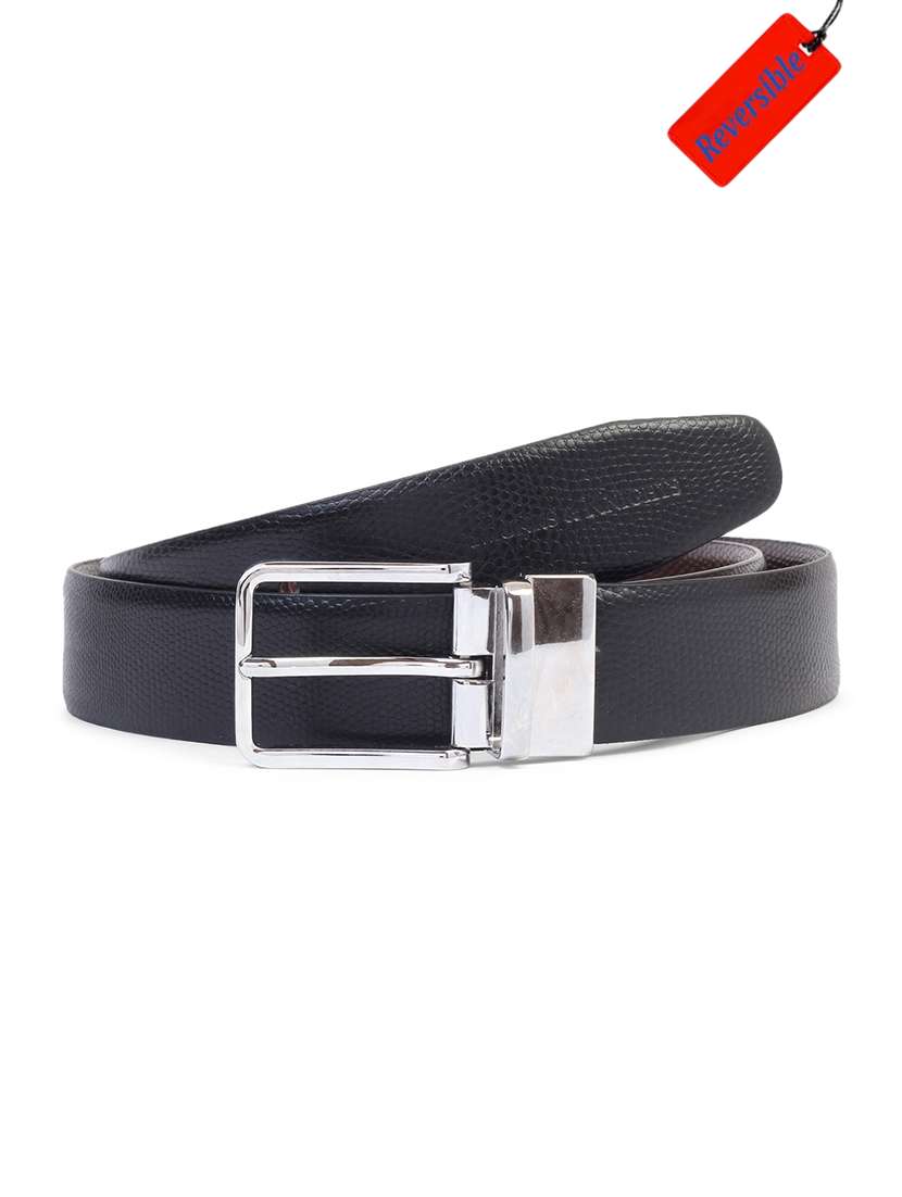 black leather belt