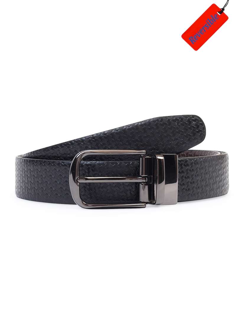 brown leather belt