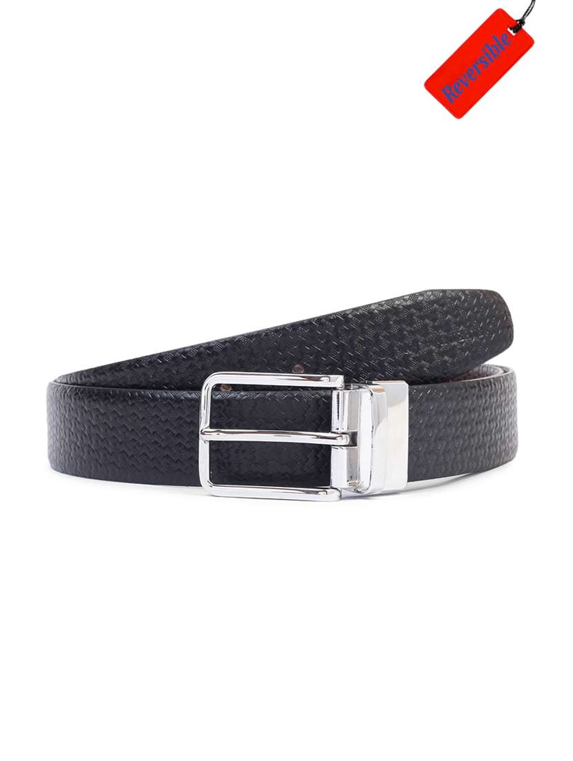 brown leather belt