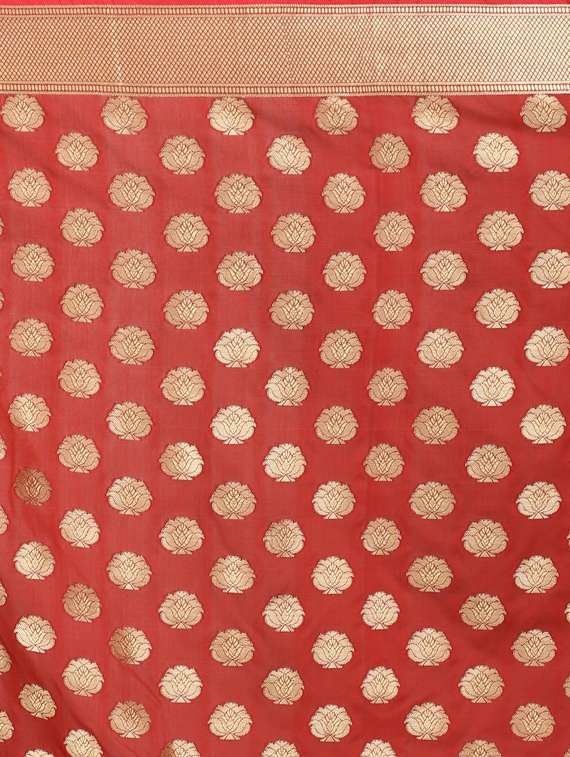 zari work banarasi saree with blouse - 17545790 - Standard Image - 3