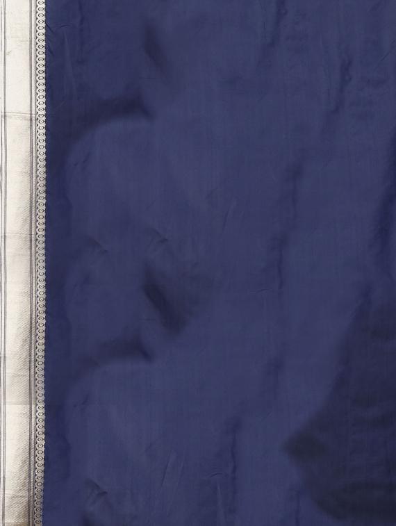 ethnic motifs banarasi saree with blouse - 17545793 - Standard Image - 3