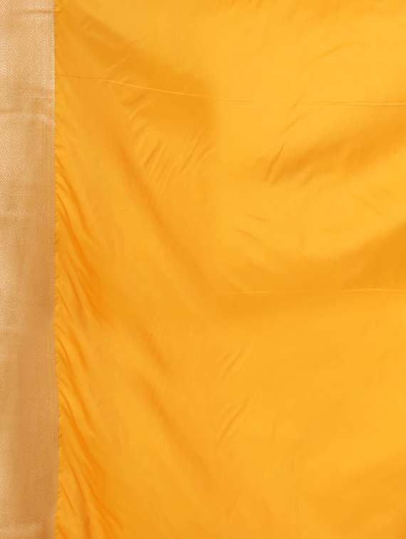 ethnic motifs banarasi saree with blouse - 17545794 - Standard Image - 3