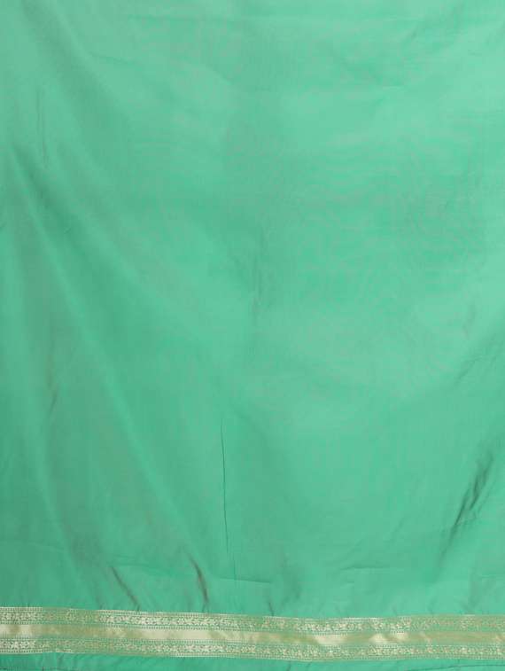 ethnic motifs banarasi saree with blouse - 17545797 - Standard Image - 3
