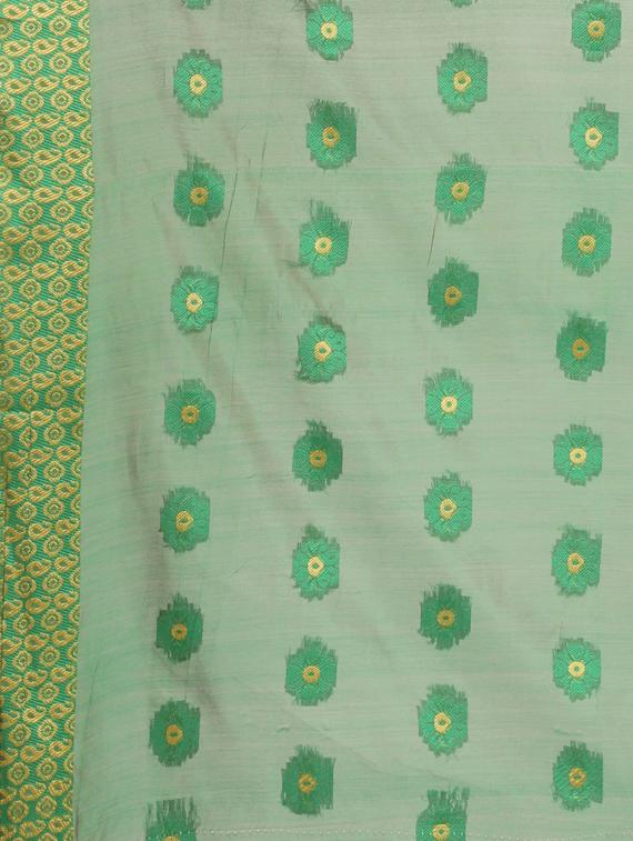 floral banarasi saree - 17545831 - Standard Image - 3