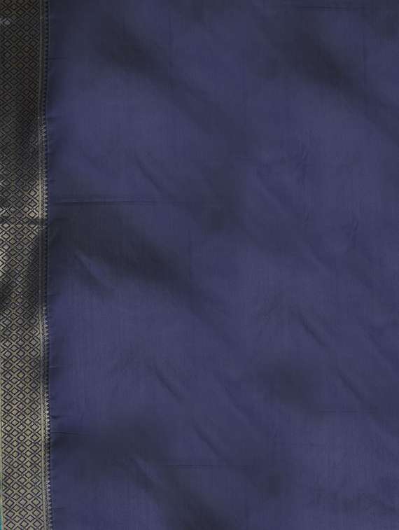 teal banarasi saree with blouse - 17545875 -  Standard Image - 3