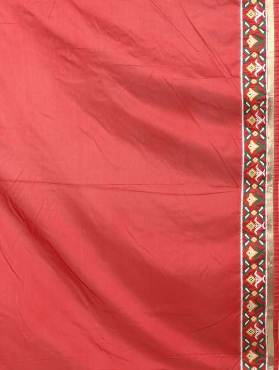 bottle green patola saree - 17545876 -  Standard Image - 3