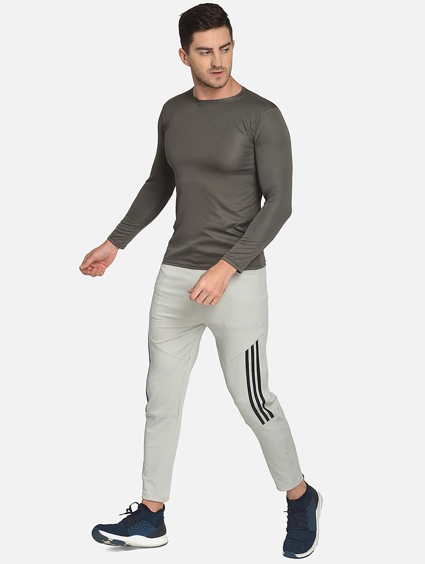 grey solid t-shirt - 17546864 - Standard Image - 3