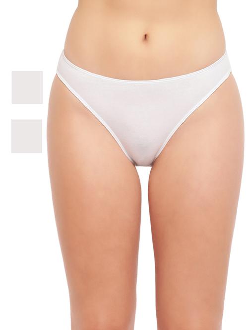 set of 3 solid bikini panty - 17546935 - Standard Image - 0