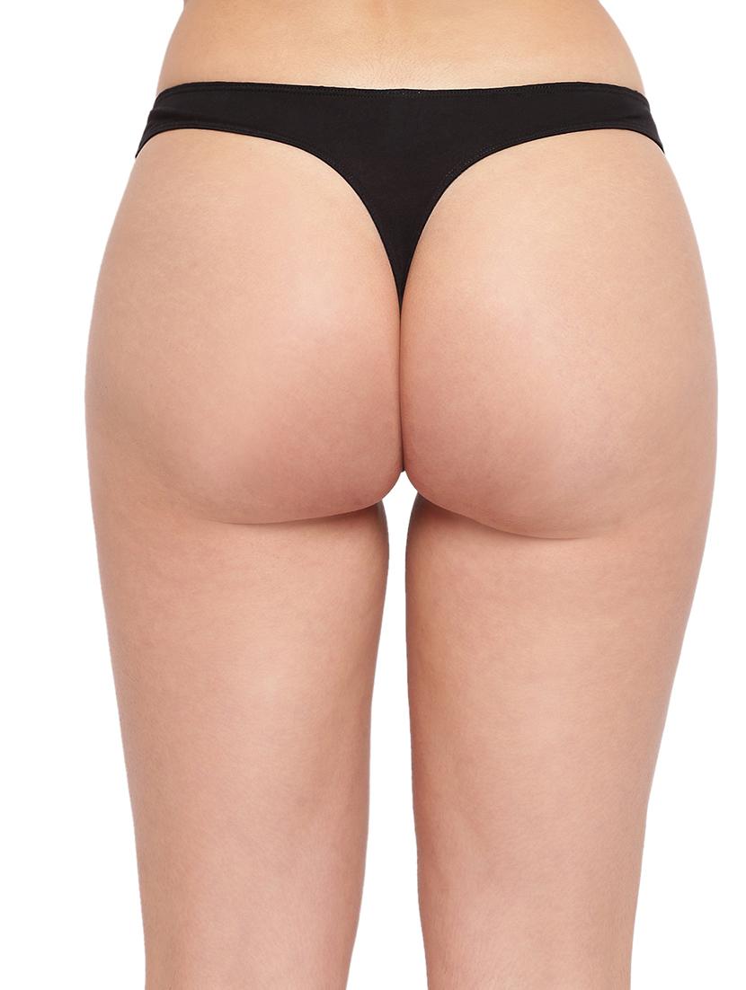 set of 3 solid thongs panty - 17546945 -  Standard Image - 3