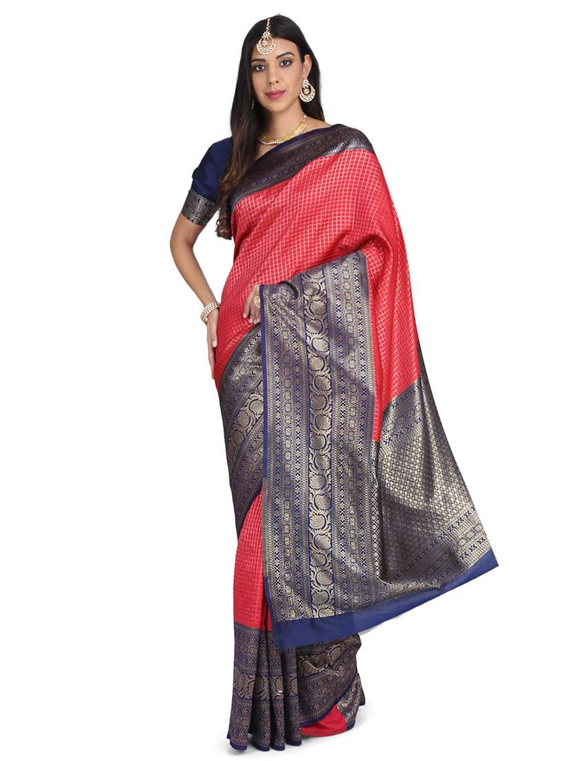 women's banarasi saree with blouse
