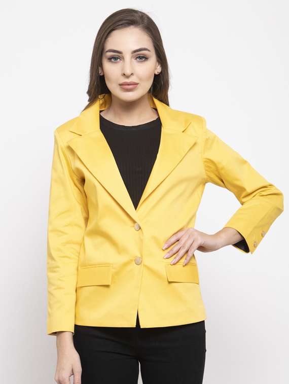 lapel neck casual blazer - 17549103 - Zoom Image - 0