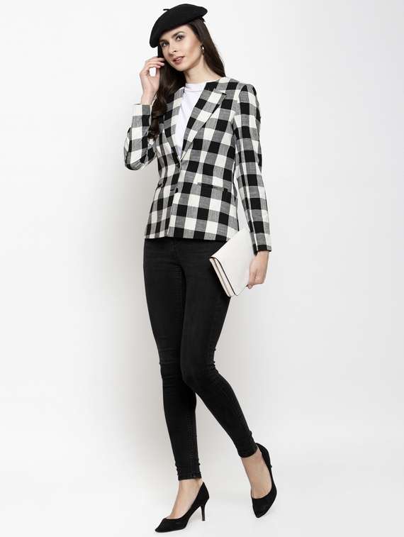 lapel neck casual blazer  - 17549105 -  Standard Image - 3