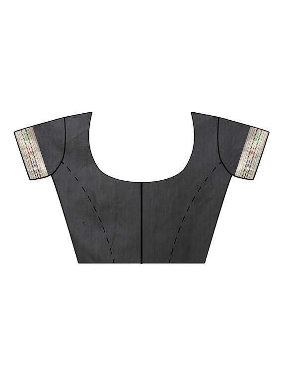 jacquard banarasi saree with blouse - 17553959 - Standard Image - 3