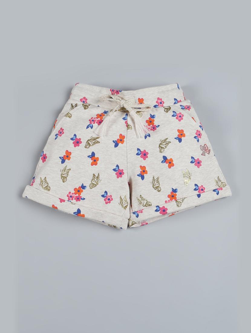 neutral cotton shorts - 17554086 -  Zoom Image - 0
