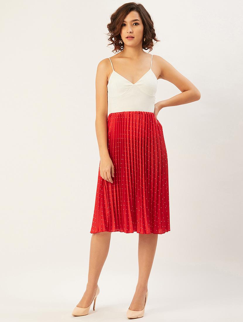 accordion pleated flared skirt - 17554786 - Standard Image - 3