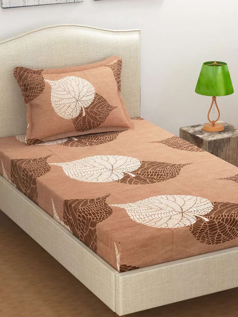 1 supersoft single bedsheet with 1 pillow cover