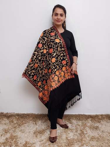 white embroidered shawl - 17555062 - Standard Image - 0