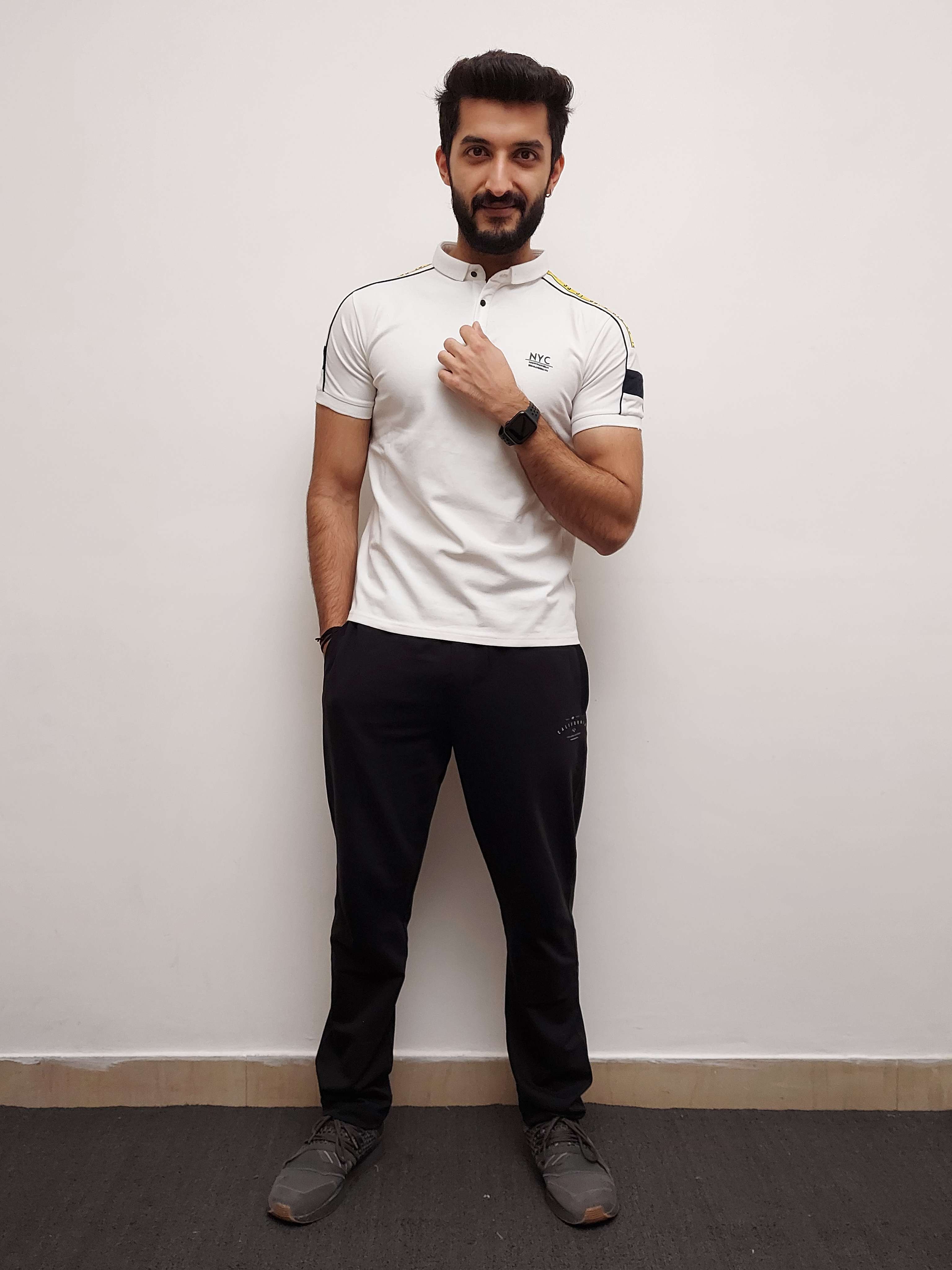 casual men polo t-shirt 