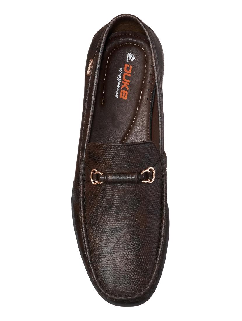 brown pu slip on loafers - 17558205 - Standard Image - 3