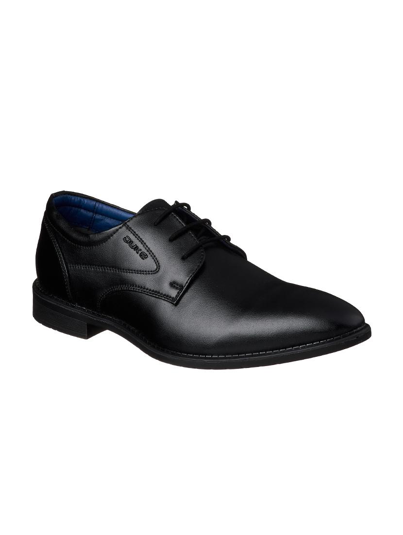 black synthetic lace up shoes - 17558213 -  Zoom Image - 0