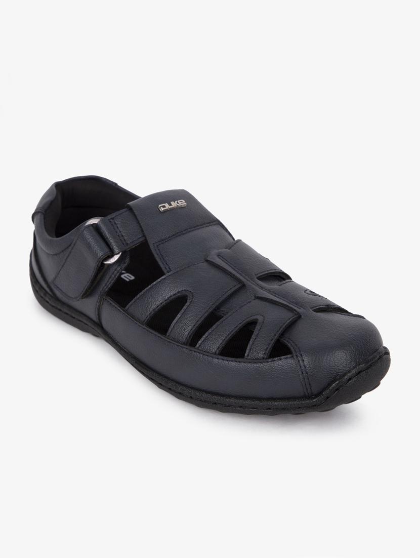 navy synthetic & mesh slip on sandals - 17558230 - Zoom Image - 0