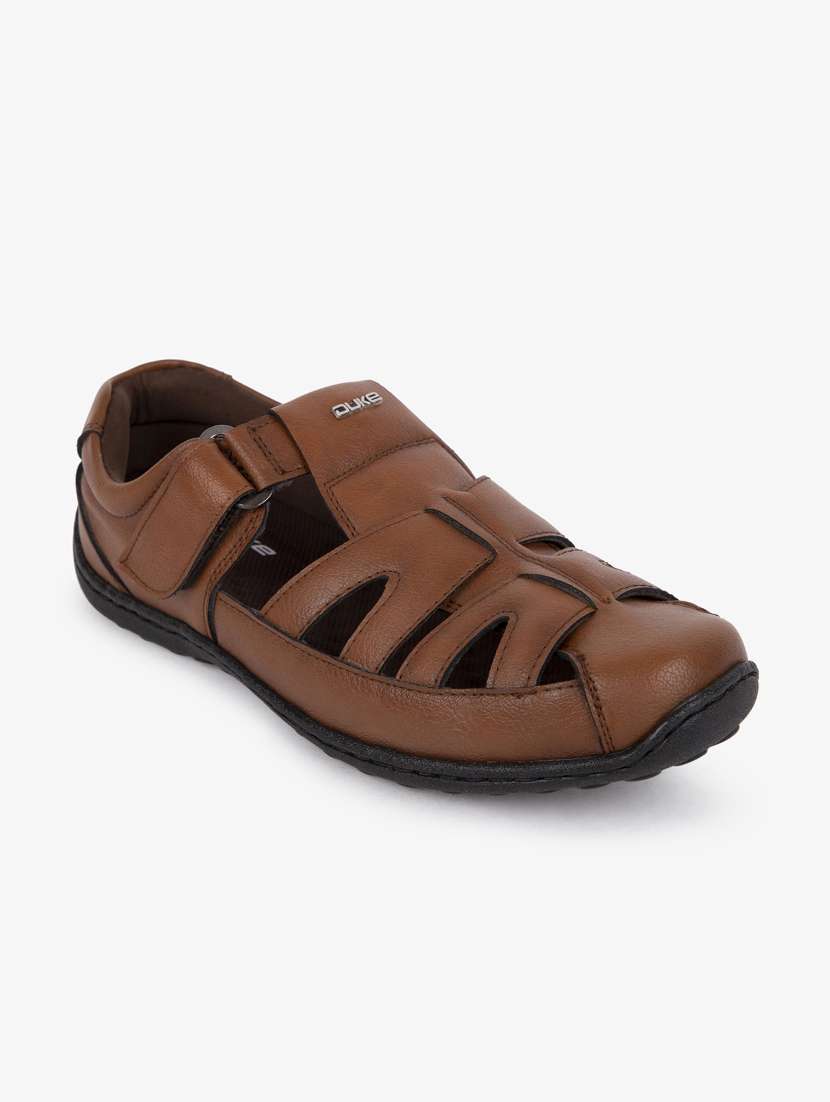 tan synthetic & mesh slip on sandals - 17558231 - Zoom Image - 0