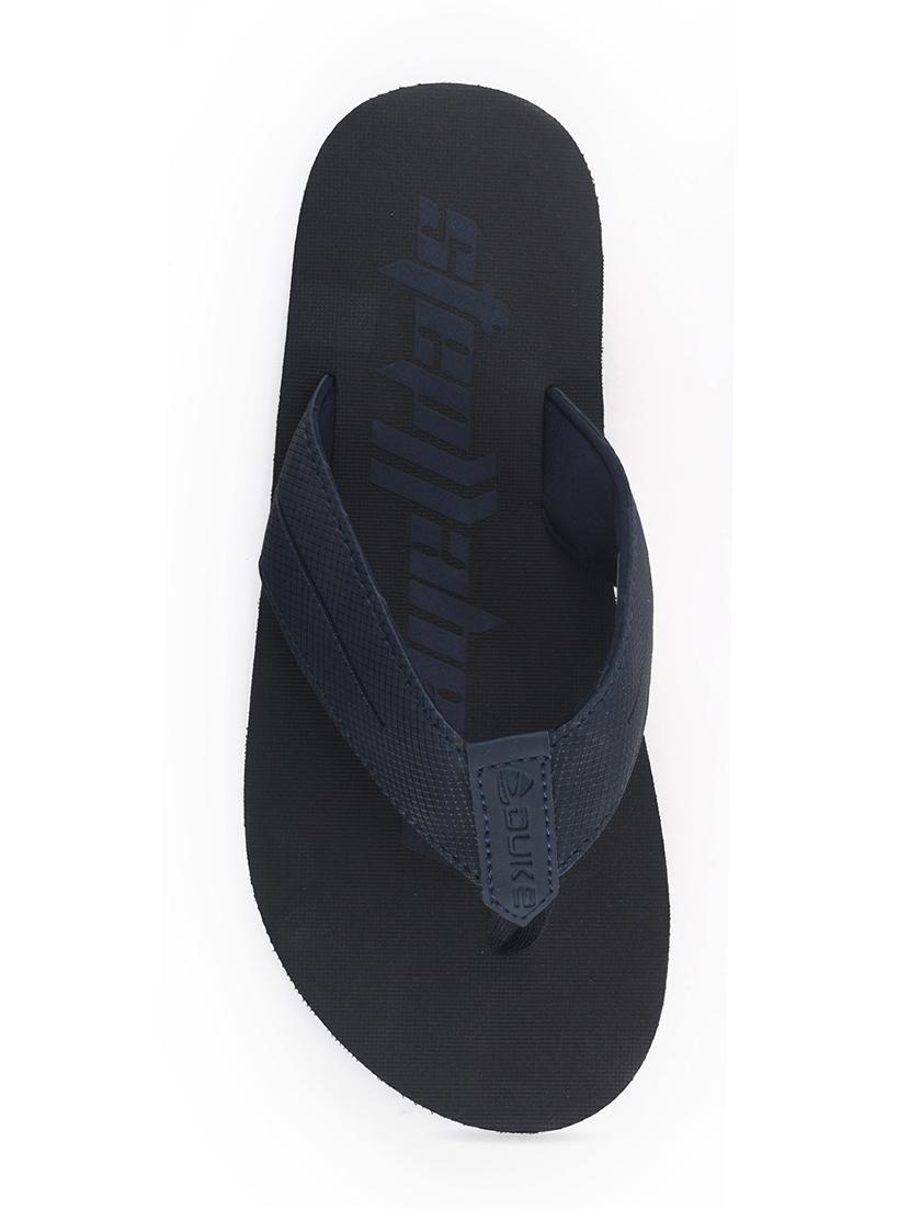 navy pu toe separator flip flops - 17558245 - Standard Image - 3