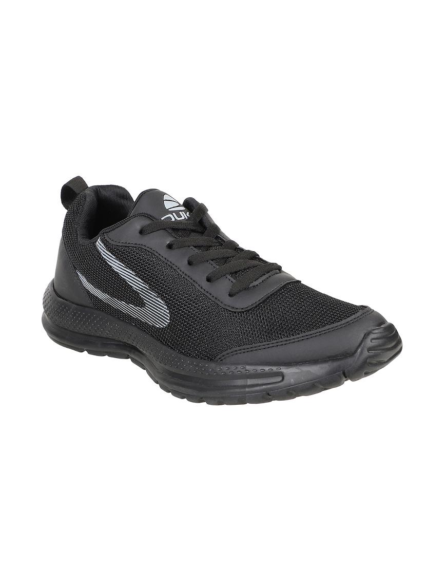 black  lace up sport shoe - 17558279 -  Zoom Image - 0