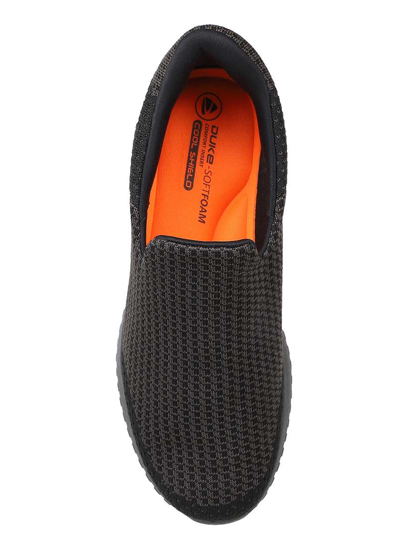 black slip on sport shoe - 17558288 - Standard Image - 3