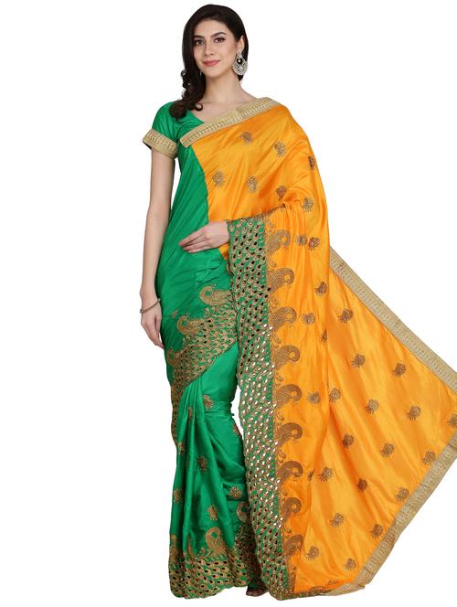 women's embroidered saree - 17563291 - Standard Image - 0